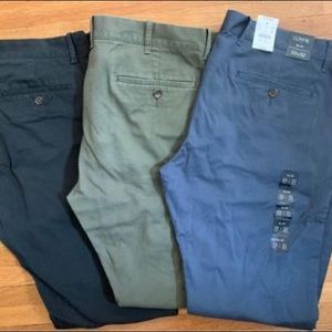 J.Crew Men’s Flex Slim Chino Pant Lot